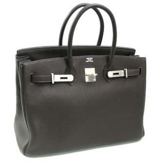 HERMES エルメス バーキン35 スーパーコピー トリヨンクレマンス エベンヌ シルバー金具 05P01Sep13 Birkin 091